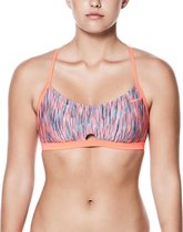 Nike Swim Bikinitopje Dames Keyhole Sport Top - Thunder Blue - S