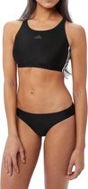 Adidas Fit 2-Piece 3-Stripes Bikini Zwart Dames - Maat 38