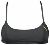 arena Play Bandeau Top Dames, black-yellow star Maat XL