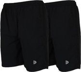 2-Pack Donnay Sportshort - Korte broek - Sportbroek - Maat 3XL  - Mannen - Zwart