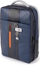 Piquadro Urban Expandable Slim Backpack 15.6'' Blue/Grey