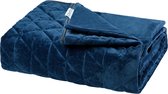 Calmzy Superior Soft - Duvet cover - Verzwaringsdeken hoes - 150 x 200 cm - Superzacht - Comfortabel - Navy