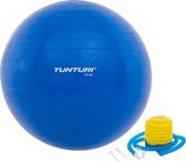 Tunturi  Fitnessbal - Gymball - Swiss ball -  90 cm - Incl. pomp - Blauw