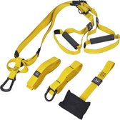 Positive Things TRX Suspension Trainer Pro -  TRX Trainer - Complete TRX Training set - Geel/ Zwart