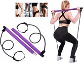 Pilates Sticks - Professionele Fitness Bar - Pilates Stick - Yoga Stok - Pilates Set - Weerstandsbanden - Pilates Bar - Full Body Workout - Thuis Gym - Fitness Elastiek - Gymstick