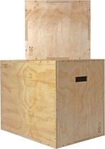 VirtuFit Houten Crossfit Plyo Box 3-in-1 - Groot - 50 x 60 x 75 cm