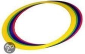Vinex - Coördinatie Ringen - Agility Rings - Loopladder - Trainingsringen - Speelringen - set van 12 ringen + hoes - 45cm Ø - Blauw-Geel-Groen-Rood