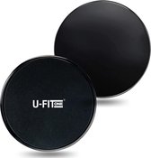 U Fit One®  Sliders Fitness - Core sliders - Sliding Pads - Sliding Discs - Core Trainer - Ab Trainer - Slide Pads - Core sliders - Buikspier - Thuis Sporten - ufitone