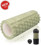 Foam Roller - Massage Roller - Fitness Roller - Groen - Gratis Triggerpoint Massage bal