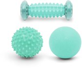 Recovery Riches Voetmassage Roller + GRATIS Massageballen - Plantar Fasciitis - Voetroller - Voetmassage Roller - Massagebal - Massageroller - Triggerpoint Bal - Voetmassage Apparaat - Foot Roller - Feet Massage Muscle Fascia Release Ball