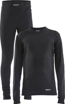 Craft Core Dry Baselayer Thermoset Kids - Zwart - Maat 134