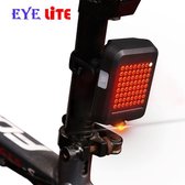 Knipperlicht met remlicht-Richtingaanwijzers fietsen- Remlicht met richtingaanwijzer voor fietsen- laser- Fiets richtingaanwijzer- Remlicht met sensor