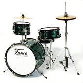 Fame JBJ1042H "Luis" Junior 3-Piece Drum-Kit (Green) - Drum set