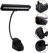 9 LED Orkestlamp - Pianolamp met USB en adapter.