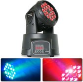 BeamZ MHL108MK3 Compacte moving head 18x 3W RGB LEDs