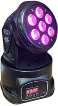 Mini LED – Moving head  Discolamp – 10W led x7