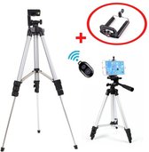 Universele smartphone telefoon tripod statief - incl bluetooth shutter