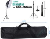 Draagtas Voor Statief en Studiolamp Zwart Padded Light stand Tripod Carry Draagtas Case - Statief Tas - Studiolamp Tas in outdoor/uitje fotografie - FAIRCO