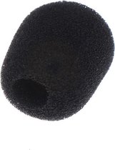 Microfoon windkap - Headset - Cover - Plopkap - Cap - Windshield - 25x20mm - Zwart - 5 stuks