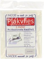 Plakvlies enkelzijdig wit 1 meter