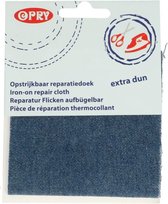 OPRY REPARATIEDOEK JEANS OPSTRIJK. 10X40CM MID. BLAUW