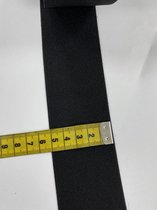 Elastiek band 5 cm breed - zwart bandelastiek - blister 1 m