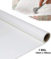 1 ROL PATROONPAPIER van Hoge Kwaliteit, 30gr/m² kleur wit - 10 meter x 1 meter - Nederlandse Kwaliteit , van Accessoires Leduc