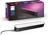 Philips Hue Play Lichtbalk Tafellamp basis - White and Color Ambiance - Gëintegreerd LED - Zwart - 42W