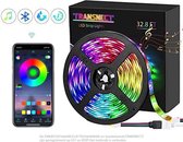 TRANSNECT LED-strip - 5 meter - 300 LED's - multi-colour - dimbaar - App Bluetooth