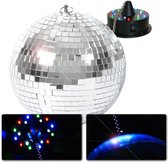 Discobal - BeamZ discobol 30cm inclusief motor met LED verlichting