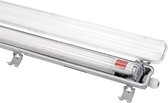 LED TL buis armatuur - 120cm - Waterdicht IP65 - voor enkel LED TL buis