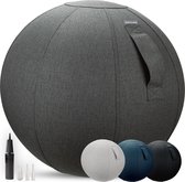 Dynaseat – Ergonomische Zitbal voor Kantoor en Thuis – Incl pomp – Grijs - 65 cm