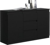 Pro-meubels - Dressoir Detroit - Zwart mat - Kast