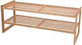 Bamboe Schoenenrek - 72,5 x 27 x 28,5 cm - Bamboo Shoe Rack
