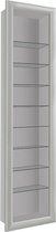 Vitrine hangkast Bora 169 cm hoog in wit