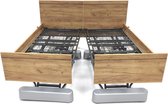 Hoog laag bed / Seniorenbed Dakota 2-persoons Careflex Luxe Gold 180 x