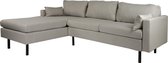 Hoekbank Design Lato 255cm donkergrijs bank Links loungebank