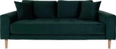 House Collection Velvet 2.5-zitsbank Milo Donker Groen