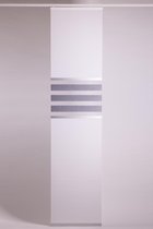 Heldelux Paneelgordijn 'Billyon' - transparant wit / antraciet strepen - 300 x 60 cm