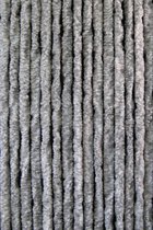 Cortenda Kattenstaart Vliegengordijn - Grijs/Wit - 90 x 220 cm