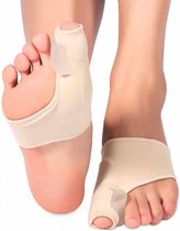 GO Medical Voorvoetsok Hallux Valgus met Bunionbeschermer - Universeel - Beige