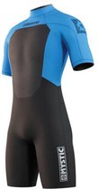 Mystic Brand Shorty  Wetsuit - Maat M  - Mannen - Blauw/Zwart/Wit