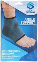 Sport Support Enkelbandage - Donkerblauw - Spier en gewrichtsband - Nylon / Rubber - Maat S/M