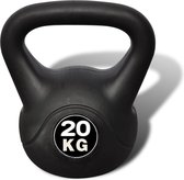 vidaXL - Kettlebell - 20 kg - Zwart