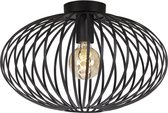 DMQ Plafondlamp Lira - Zwart Industrieel - 40 cm - Metaal - E27