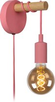 Lucide POLA - Wandlamp Kinderkamer - Ø 12 cm - 1xE27 - Roze