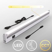 B.K.Licht - CCT Keukenverlichting - kastverlichting - LED onderbouwverlichting - kleurtemperatuur instelbaar - titaan - 8W LED