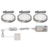 B.K.Licht - Keukenverlichting - LED onderbouwverlichting  - warm wit licht - kastverlichting - keuken verlichting - set van 3