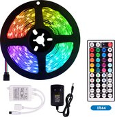 LED-strip - 5 meter - incl. afstandsbediening - Multi-colour