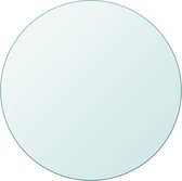 vidaXL Tafelblad van gehard glas 800 mm rond